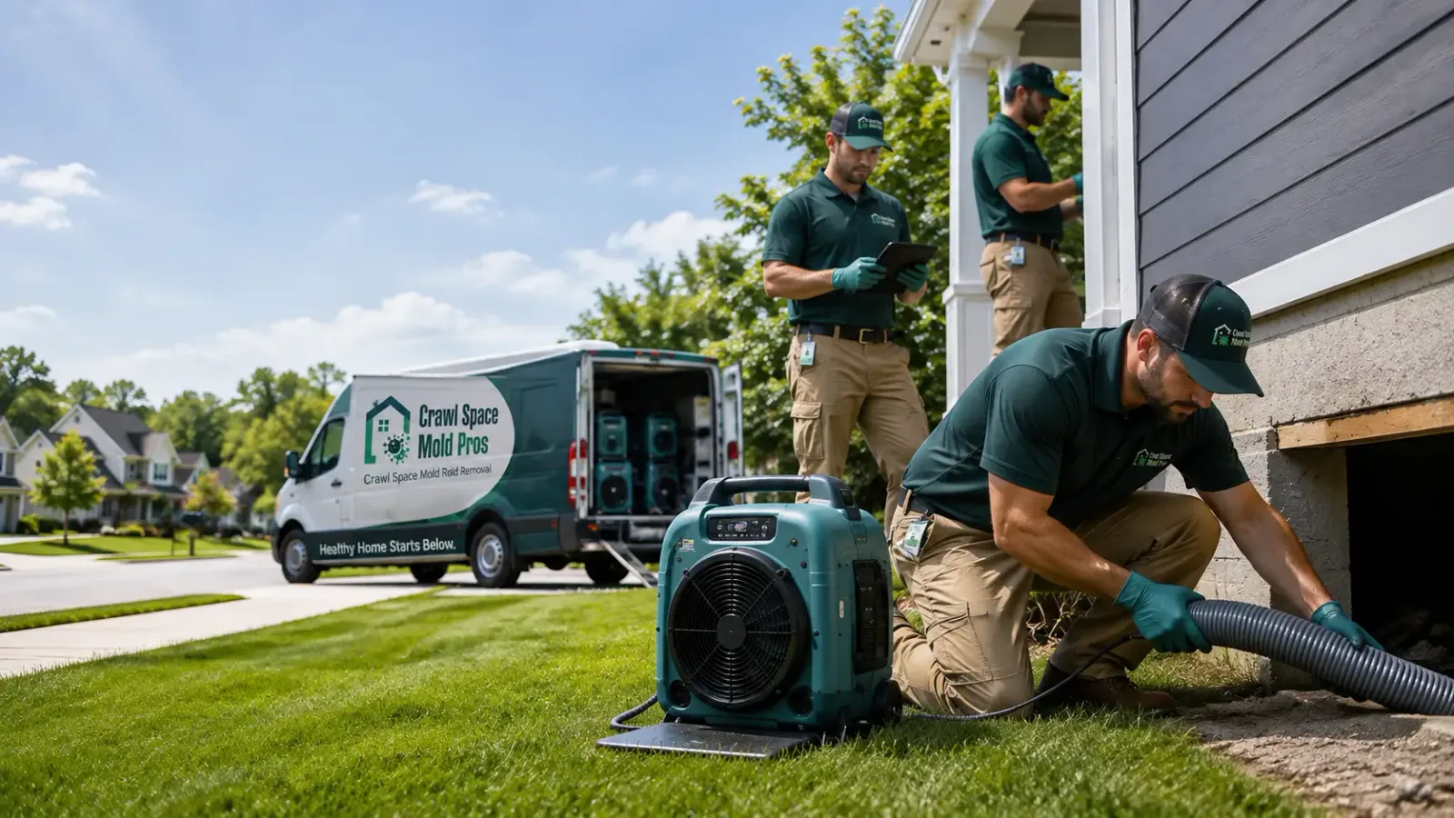 Crawl Space Mold Removal in Medina, OH